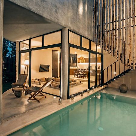Jungle Boho Villa - Private Pool - Concierge 6B تولوم المظهر الخارجي الصورة