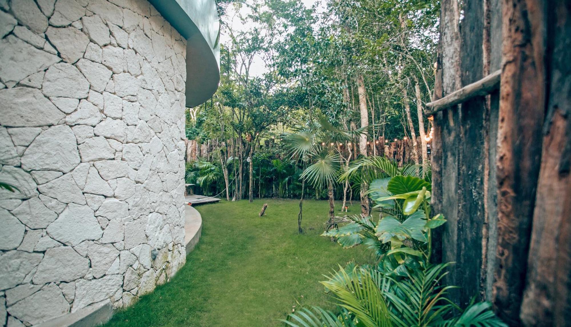 Jungle Boho Villa - Private Pool - Concierge 6B تولوم المظهر الخارجي الصورة