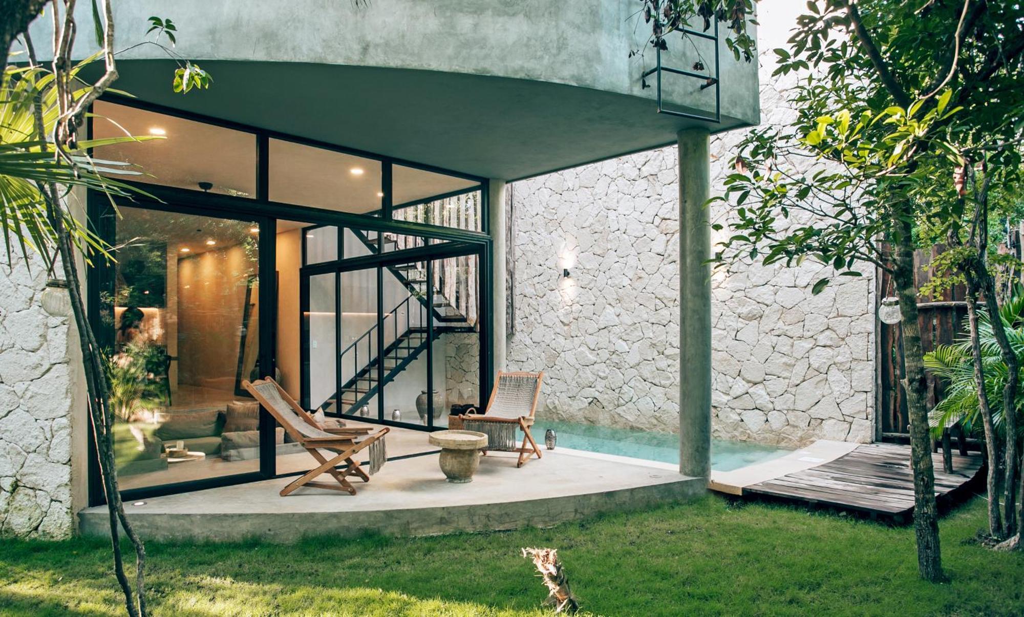 Jungle Boho Villa - Private Pool - Concierge 6B تولوم المظهر الخارجي الصورة